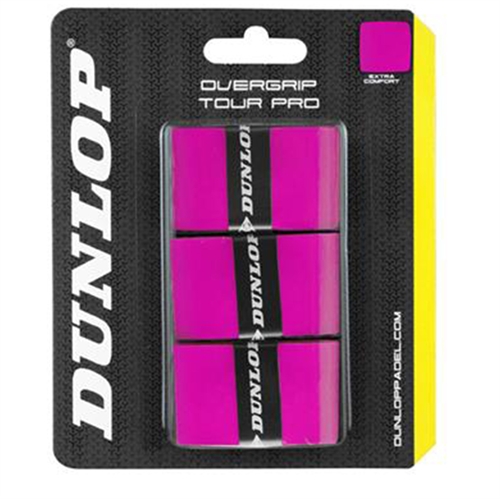 Dunlop Tour Pro Pink Overgrip - 3 stk.  i pink
