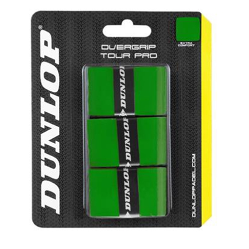 Dunlop Tour Pro Green Overgrip - 3 stk.  i grøn