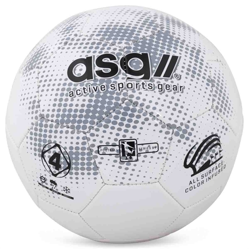 ASG Fodbold - Hvid/grå - Str. 4