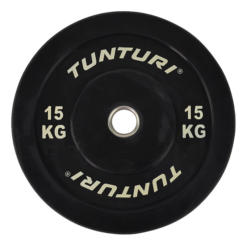Brug Tunturi Training Bumper Plate - 15 kg til en forbedret oplevelse
