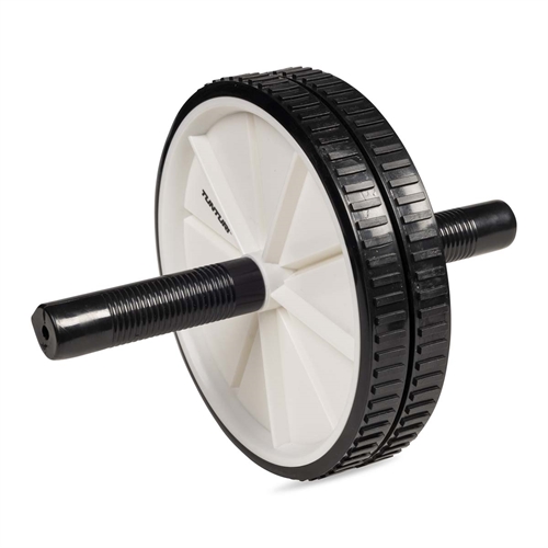 Tunturi Dobbelt AB-Wheel i sort og hvid