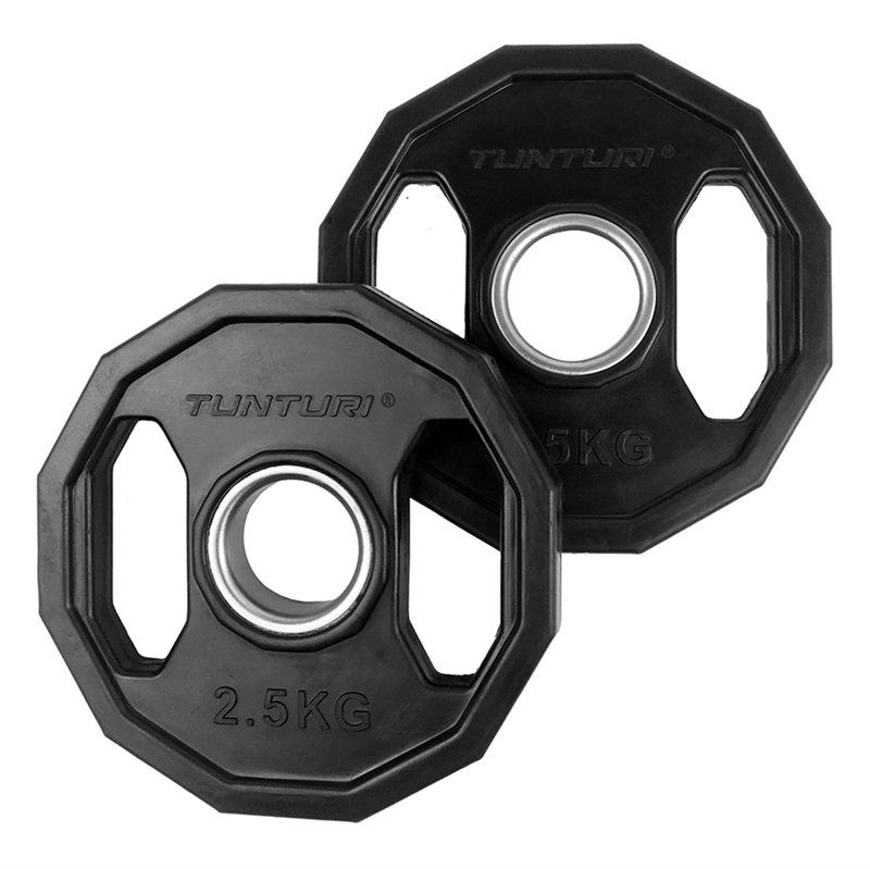 Tunturi Vægskiver med håndtag  2 x 2,5 kg