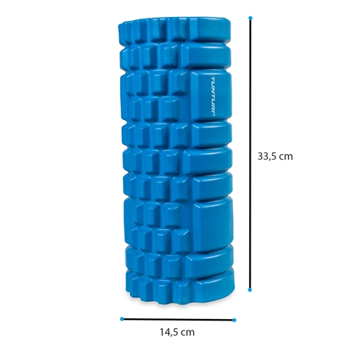 Mål Tunturi Yoga Grid Foamroller - 33 cm /Blå