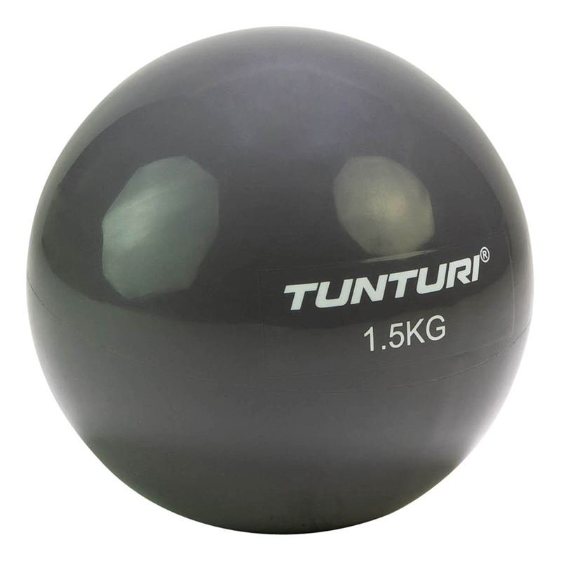 Se Tunturi Yoga Toningball 1,5kg. (Grå) hos Fitnessshoppen.dk