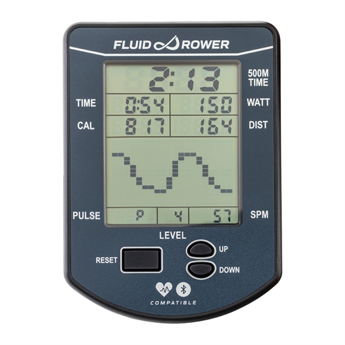 Fluid Rower Neon Pro XL Vandromaskine computer