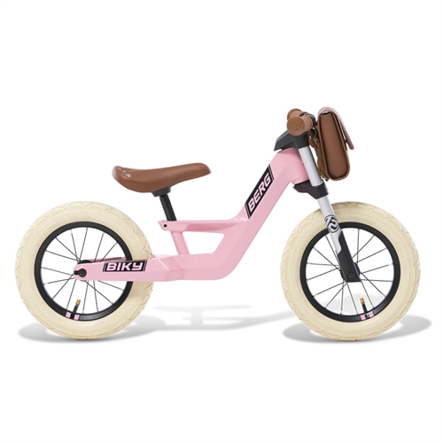 Biky Retro Pink Løbecykel fra siden