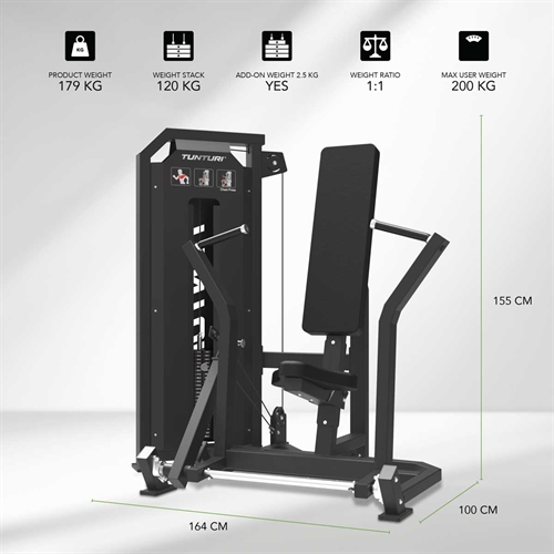 Tunturi Platinum Chest Press (Selectorized)