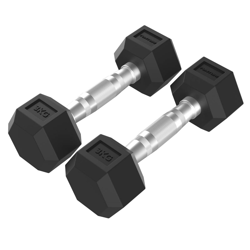 Tunturi Platinum Hexagon Håndvægte - 2 x 3 kg