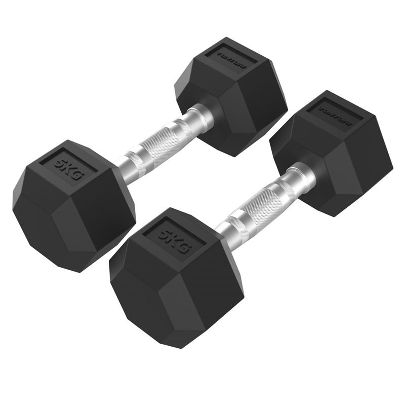Tunturi Platinum Hexagon Håndvægte - 5 kg