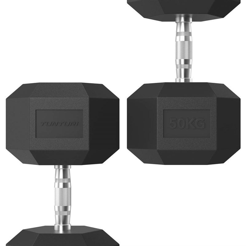 Tunturi Platinum Hexagon Håndvægt - 50 kg