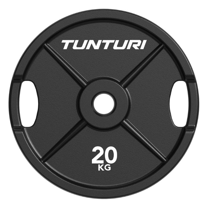 Tunturi Platinum Støbejern Vægtskive - 20 kg