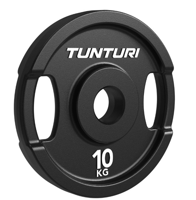 Tunturi Platinum Støbejern Vægtskive - 10 kg 