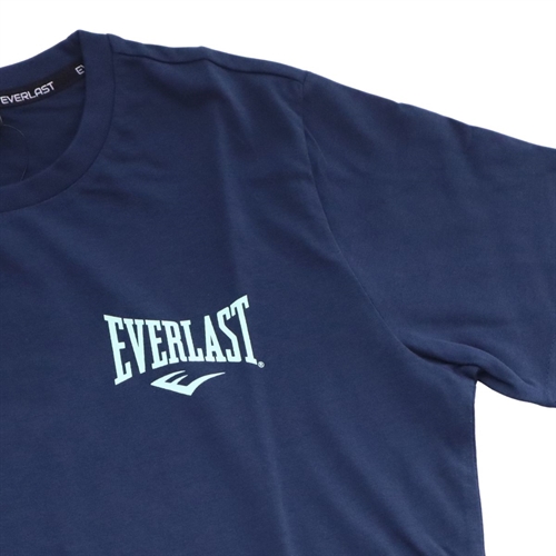 Everlast Shawnee T-shirt i navy med zoom på logo