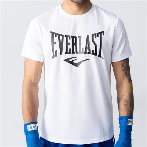 logo på Everlast Moss Tech T-shirt - Hvid