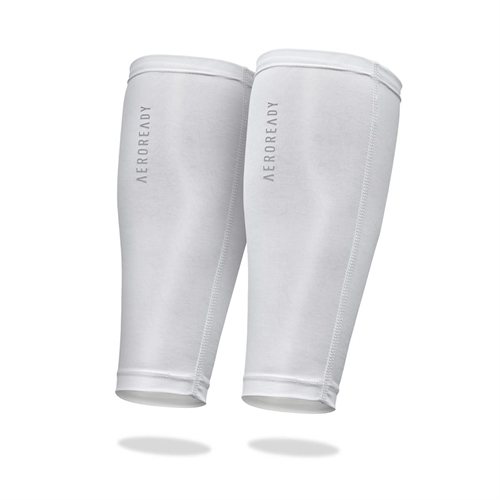 Adidas Aeroready Kompressions Calf Sleeve - Hvid bagfra