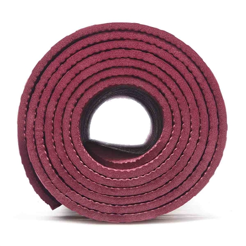 Adidas 4 mm Yogamåtte - Bordeaux flad