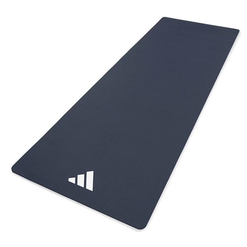 Adidas 8 mm Yogamåtte - Blå flad