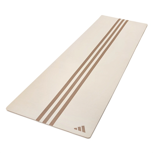 Adidas 10 mm Yogamåtte - Wonder Beige flad