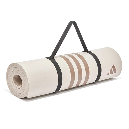 Adidas 10 mm Yogamåtte - Wonder Beige rulle