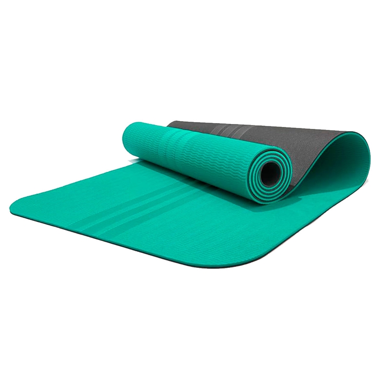 Adidas 6 mm Dobbeltsidet Yogamåtte - 183 x 61 cm - Teal
