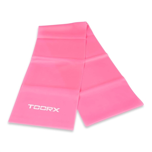Toorx Latex  Træningselastik - Let i pink