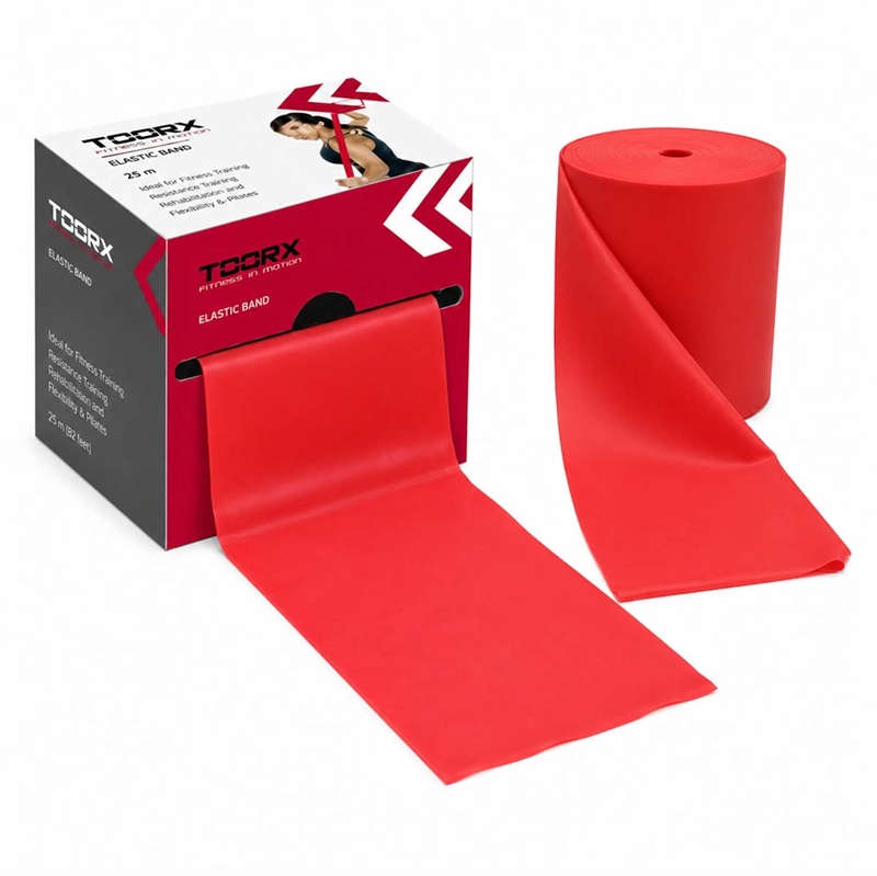 Toorx Latexbånd i Rulle - Medium (25m)
