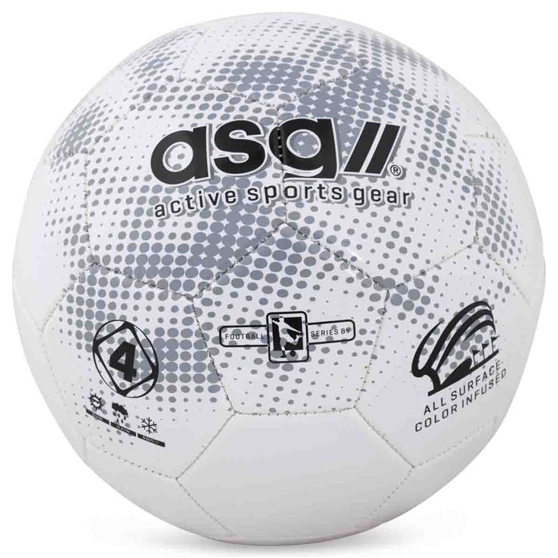 ASG Fodbold - Hvid/grå - Str. 5