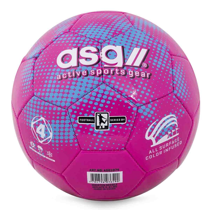 Se ASG Fodbold - Pink - Str. 4 hos Fitnessshoppen.dk