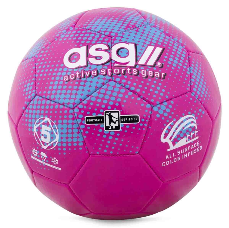 Se ASG Fodbold - Pink - Str. 5 hos Fitnessshoppen.dk