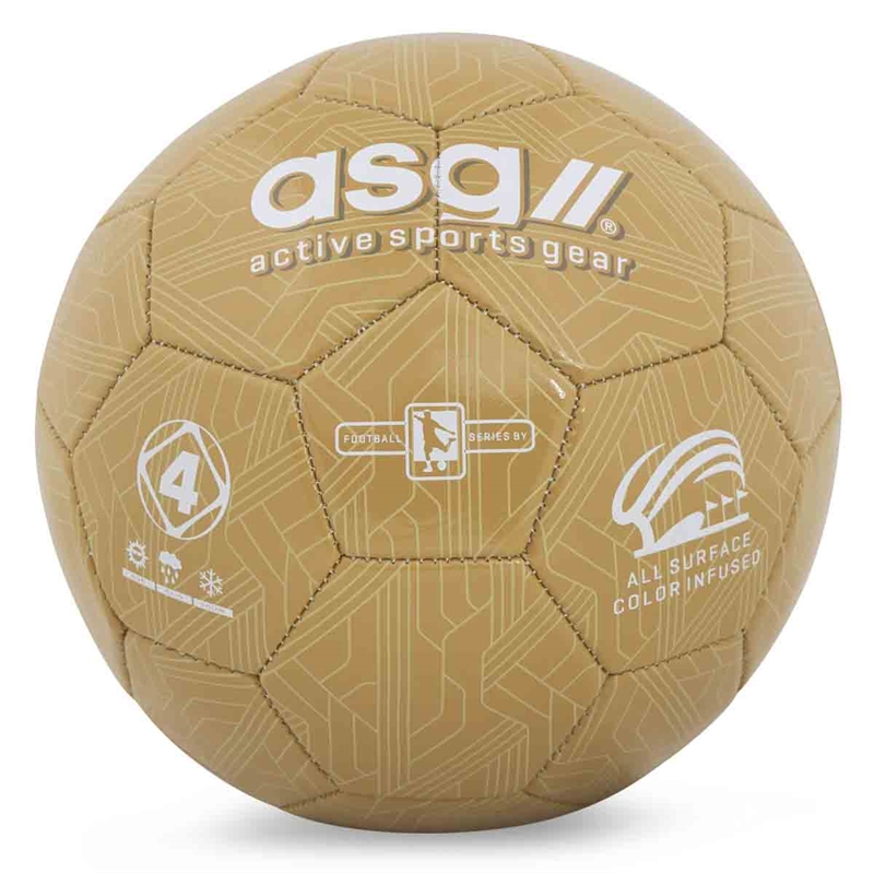 Se ASG Fodbold - Guld - Str. 4 hos Fitnessshoppen.dk