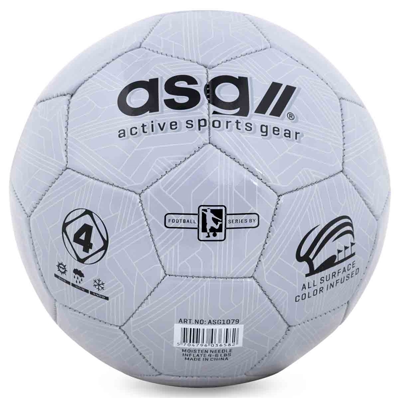 Se ASG Fodbold - Sølv - Str. 4 hos Fitnessshoppen.dk
