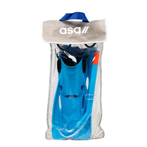 ASG Snorkel Sæt Junior (Blå) indpakning medium