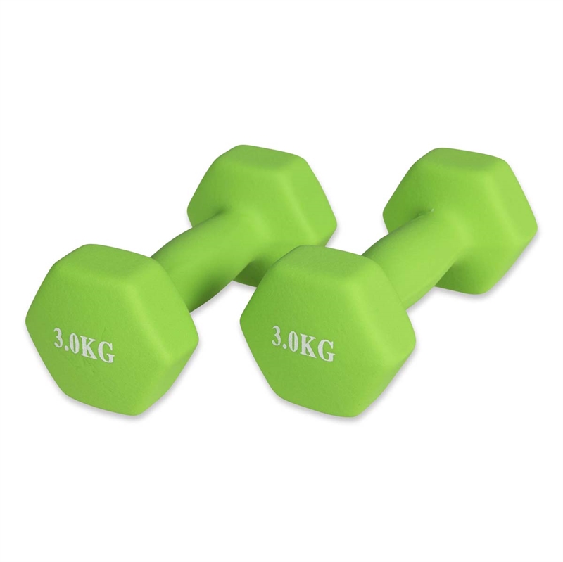 Brug ASG Neoprene Håndvægte - 2 x 3 kg til en forbedret oplevelse