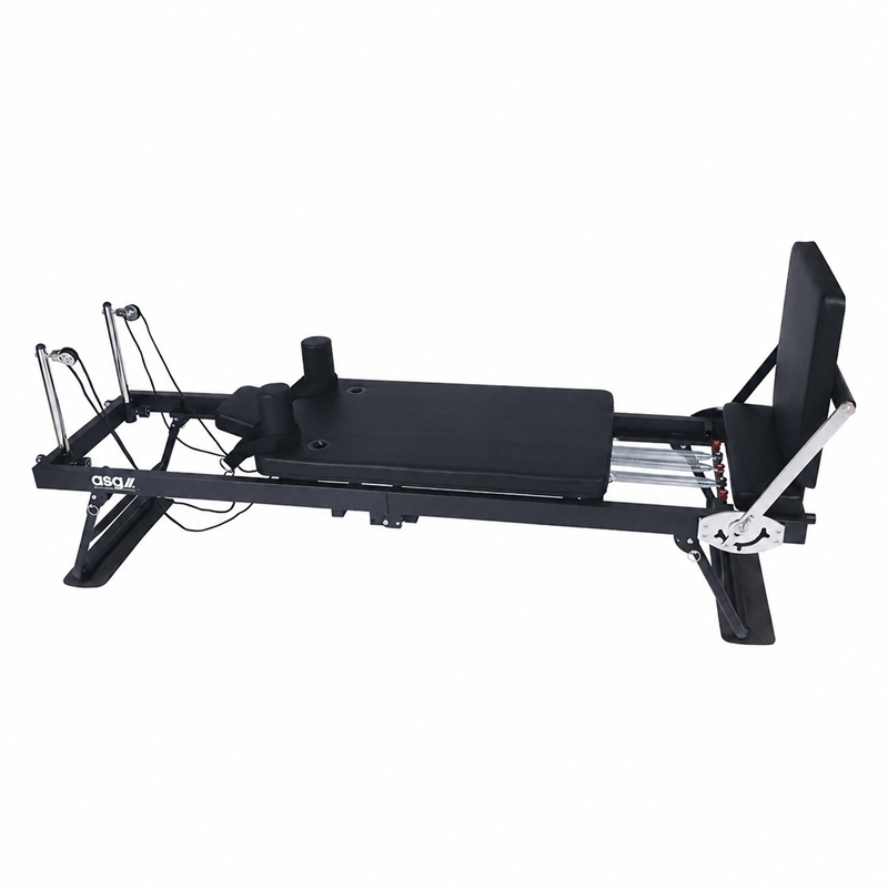 ASG 4430 Foldbar Alu Pilates Reformer Maskine (Sort) billede