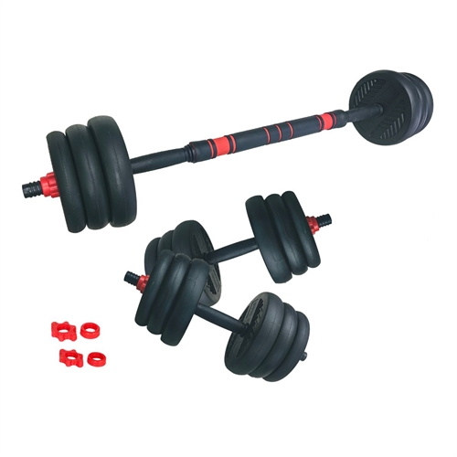 ASG Justerbart Vægtsæt 15 kg. Sort/Rød