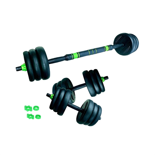 ASG Justerbart Vægtsæt  - Sort/Grøn - Flere vægtklasser
