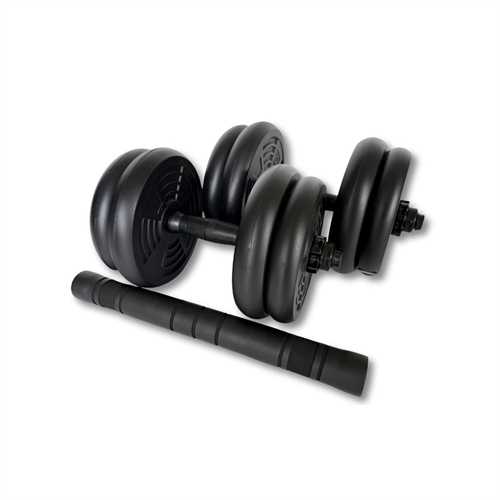 ASG Justerbart Vægtsæt 15 kg. - Sort/Sort