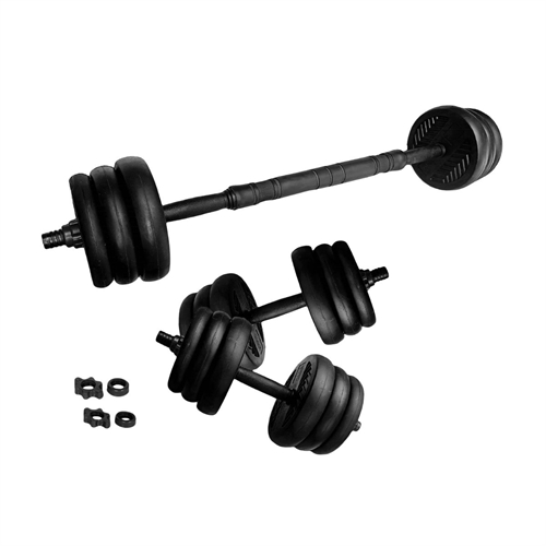 ASG Justerbart Vægtsæt  - Sort/Sort - Flere vægtklasser