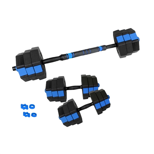 ASG HEX Justerbart Vægtsæt 15kg - Blå