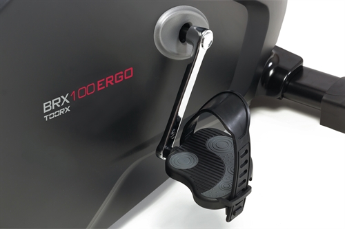 nærbillede af pedal på en Toorx BRX 100 Motionscykel m. Ergometer