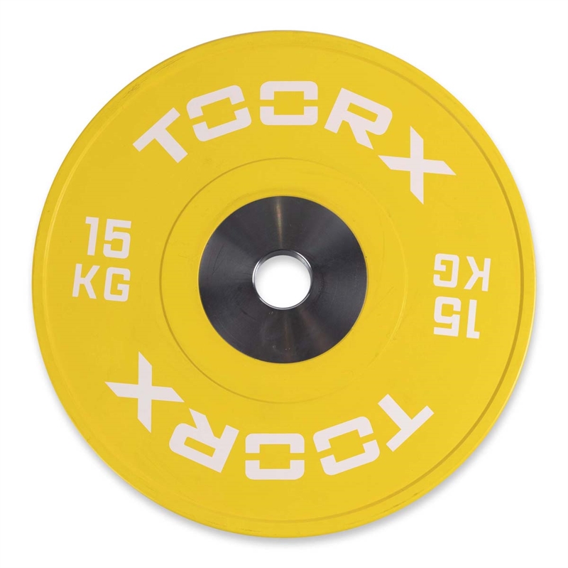 Brug Toorx Competetion Bumperplate - 15 kg til en forbedret oplevelse