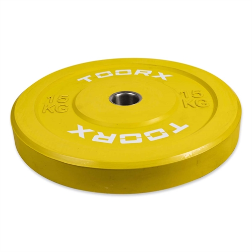 Toorx Challenge Bumperplate  - 15 kg liggende