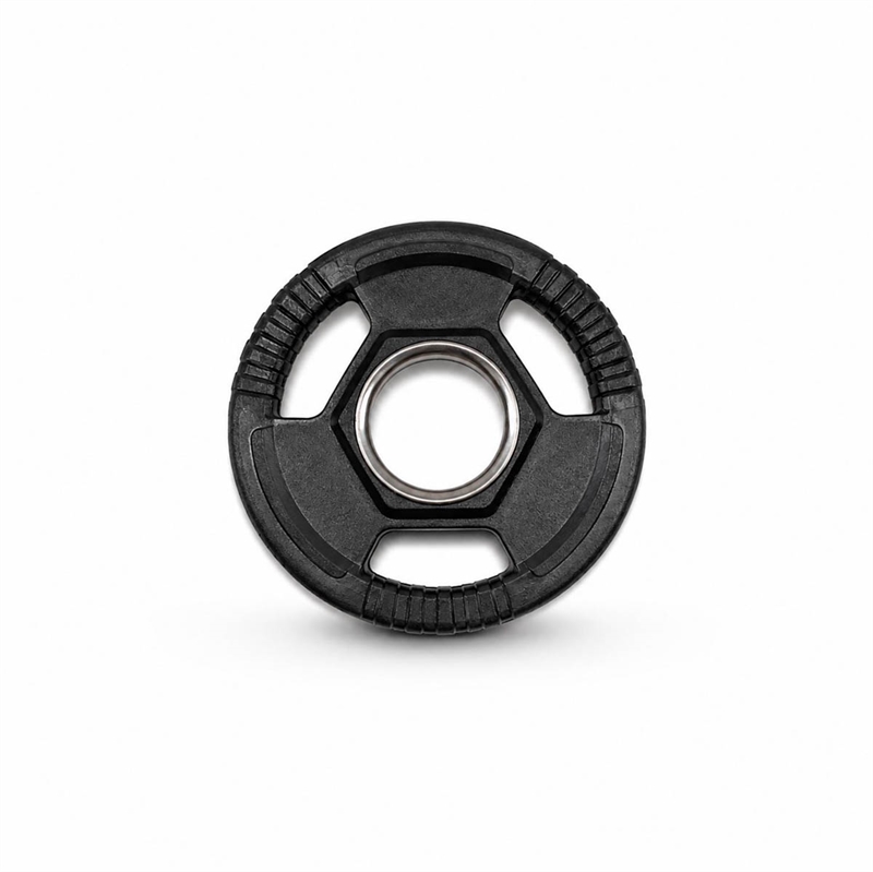 Toorx Gummibelagte Vægtskive - 1,25 kg - Sort