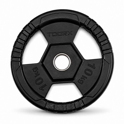 Toorx Vægtskive i gummi - 10 kg 