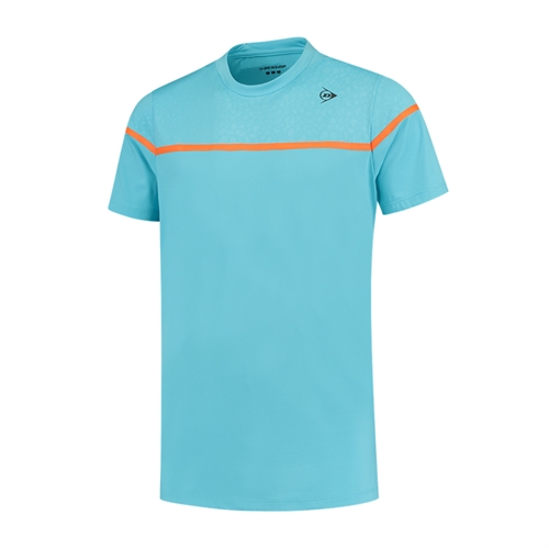 Dunlop Mens Performance 2 T-Shirt - Lyseblå og orange