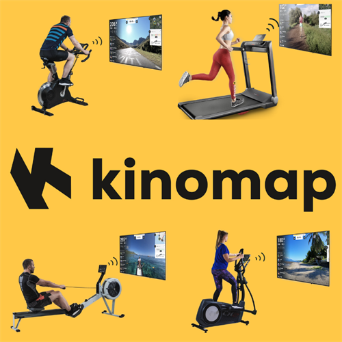Kinomap appen på Kettler Optima 600 Crosstrainer