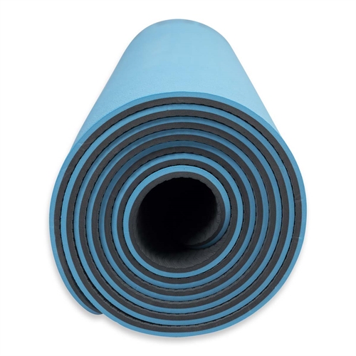 Tykkelse på Toorx Pro Yogamåtte - 6 mm (Blå/Grå)