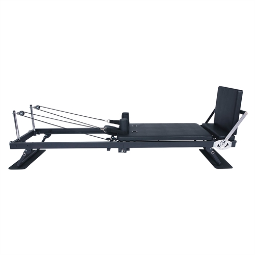 ASG 4431 Foldbar Alu Pro Pilates Reformer (Sort/Sort)
