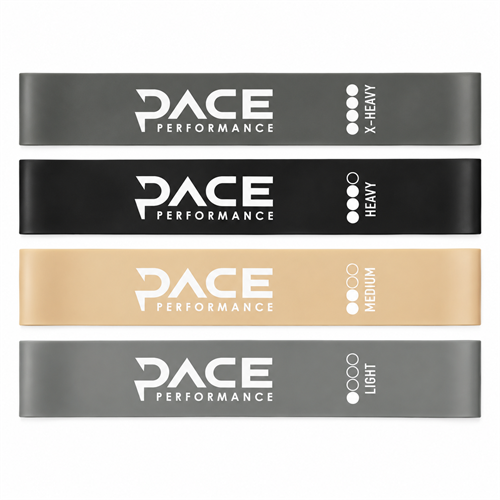 Pace Træningselastikker – 4 stk.