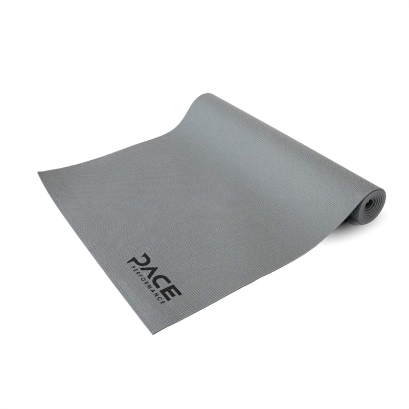 Pace 4 mm Yogamåtte - 173 x 61 cm - Grå